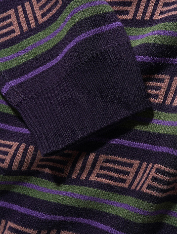 Свитер Butter Goods Windsor Knitted Sweater Navy/Forest