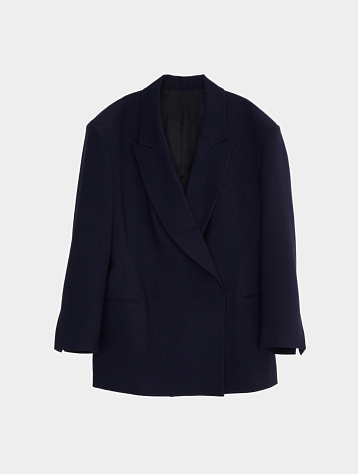 Женский пиджак Recto Corte Over Double Boat Jacket Dark Navy