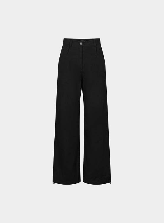 Женские брюки Han Kjøbenhavn Coated Trousers Black