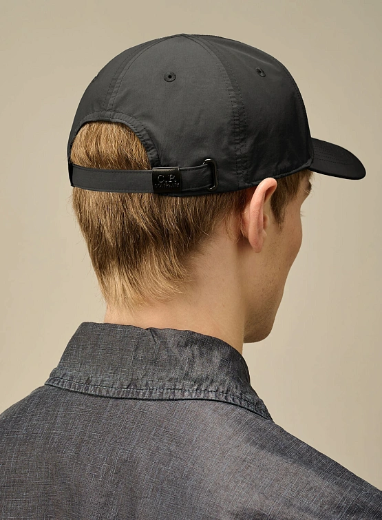 Кепка C.P. Company Chrome-R Logo Cap Black