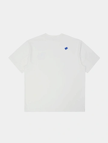 Футболка ADERERROR Sig; BL Tag T-Shirt 06 Off White