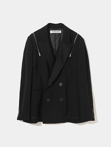 Женский пиджак UNDERCOVER Blend Inside-Out Satin Black