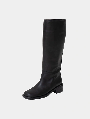 Женские сапоги AMOMENTO Long Boots Black
