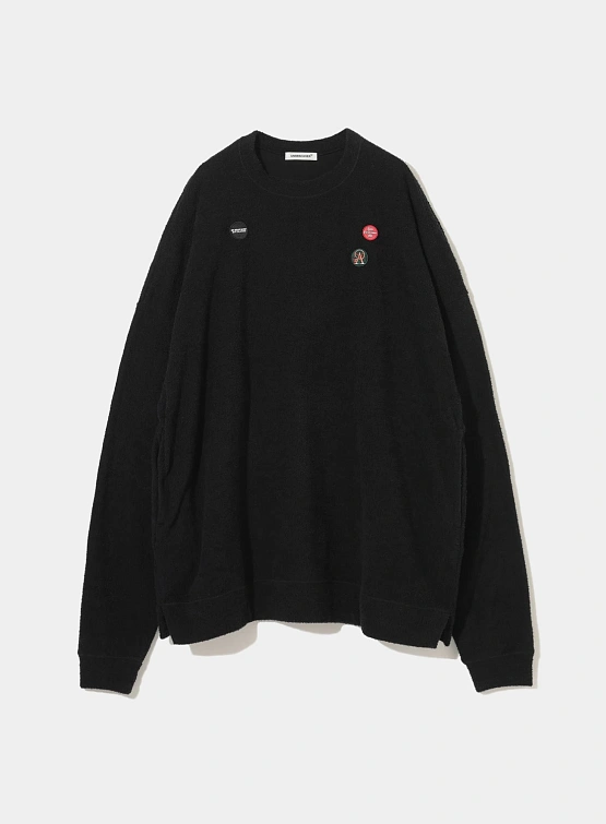 Пуловер UNDERCOVER Pile Embroidered Badge Black