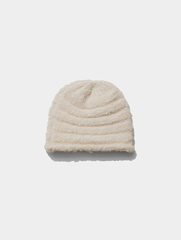 Шапка OPEN YY Boucle Rolled Beanie Ivory