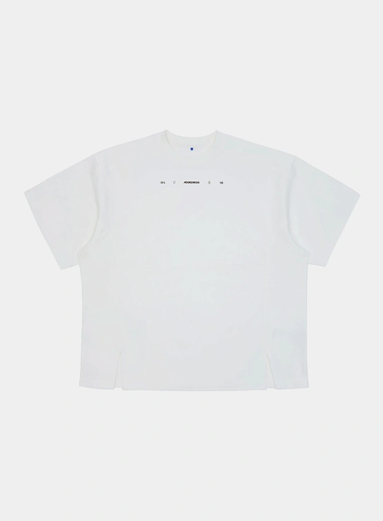 Футболка ADERERROR T-Shirt Product. 38 Off White