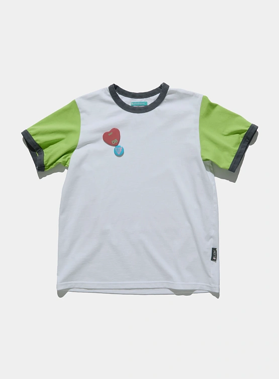 Футболка Siniy Vsadnik Gogo Tee White/Neongreen/Grey