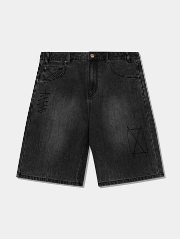 Шорты Butter Goods Stitch Shorts Distressed Grey