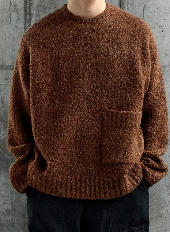 Свитер FrizmWORKS Alpaca Boucle Knit Brown