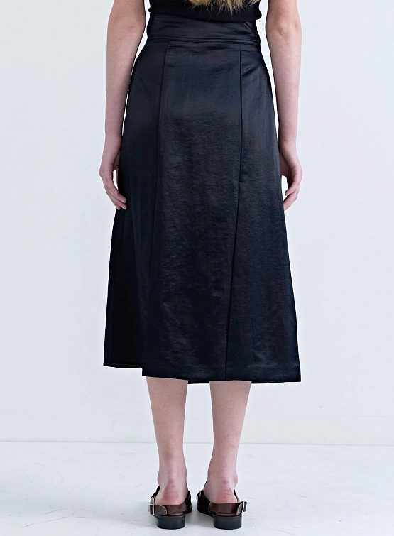 Женская юбка EPINGLER Wrap Pleats Organza Black