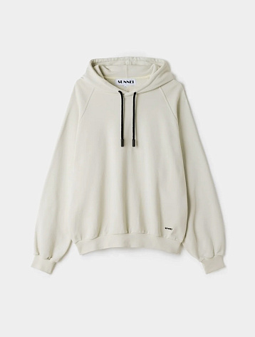 Худи Sunnei Small Logo Hoodie Silver Birch