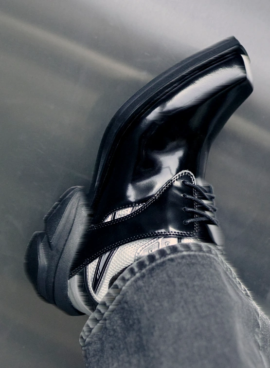 Туфли-дерби Remagine Hybrid Starting Blocks Black