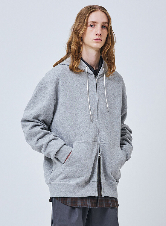 Зип-худи Uniform Bridge Basic Sweat Hood Zip 8% Melange