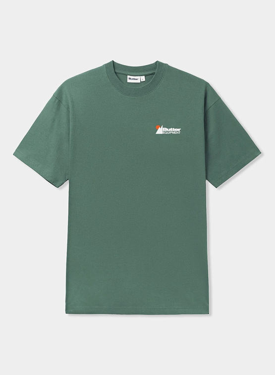 Футболка Butter Goods Equipment Pigment Dye Jungle Wood