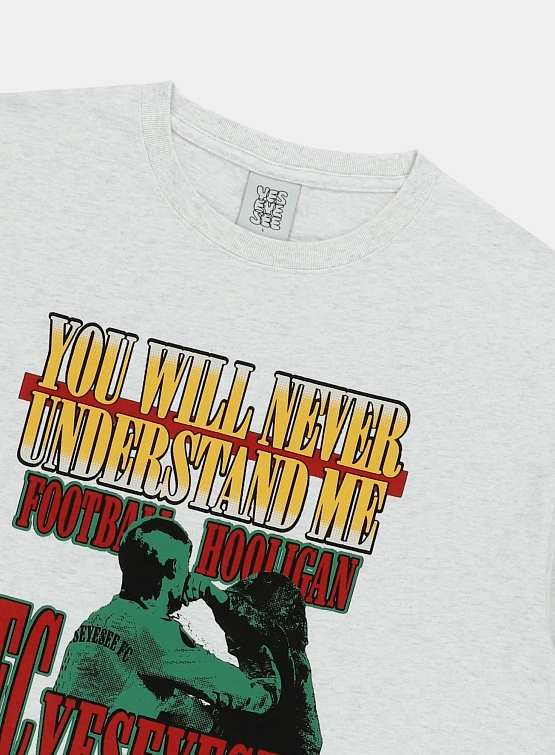 Футболка YESEYESEE Y.E.S Hooligan Tee Light Grey