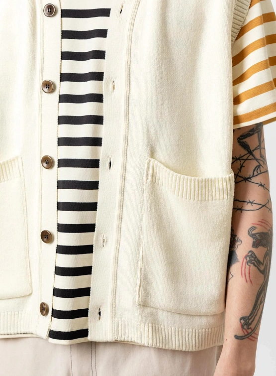 Жилет Garbstore Pocket Sweater Vest Cream
