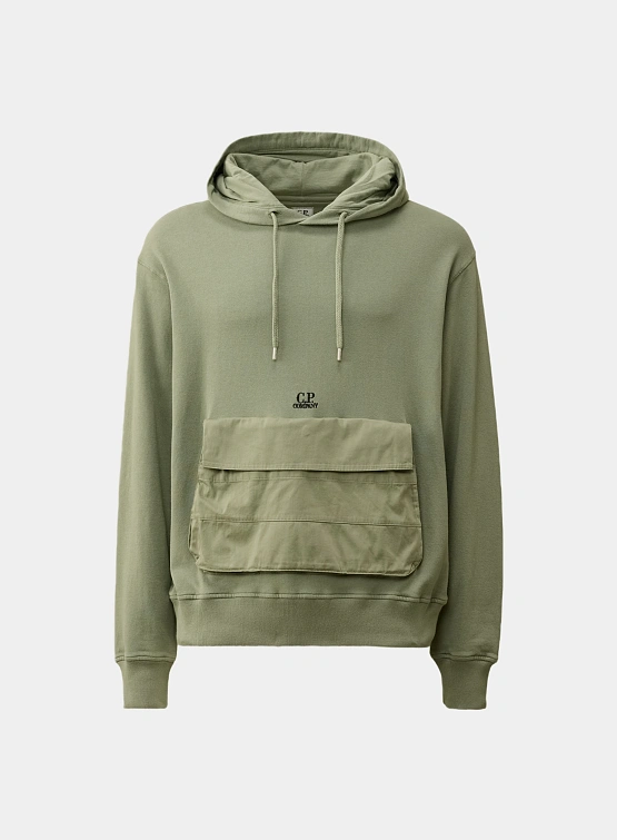 Худи C.P. Company Cotton Fleece Mixed Agave Green