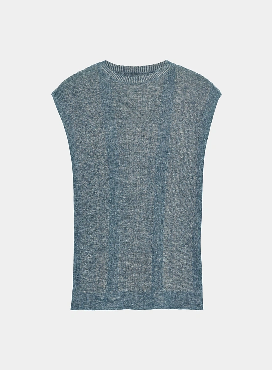 Жилет Maison Margiela Summer Chine Knit Tank Petrol