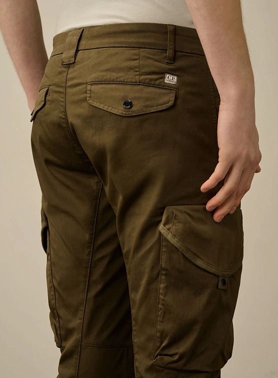 Брюки C.P. Company Stretch Sateen Utility Ivy Green