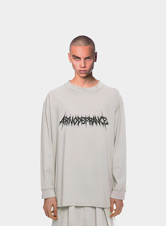 Лонгслив ARNODEFRANCE ‘THORNS’ Light Grey