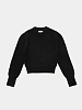 Женский свитер AMOMENTO Half Neck Knit Black