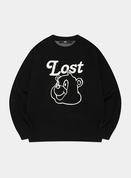 Свитер LMC Bear Face Knit Sweater Black