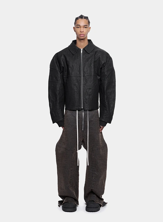 Кожаная куртка ARNODEFRANCE Metalized Leather Black