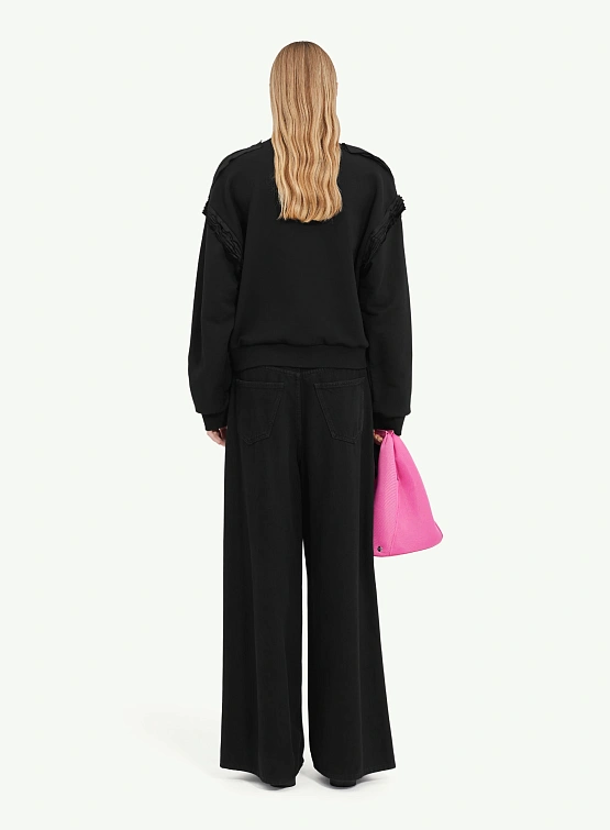 Женские джинсы MM6 Maison Margiela Wide Leg Black