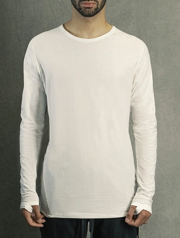 Лонгслив ISAAC SELLAM Horizon LST-Jersey H-26 Blanc