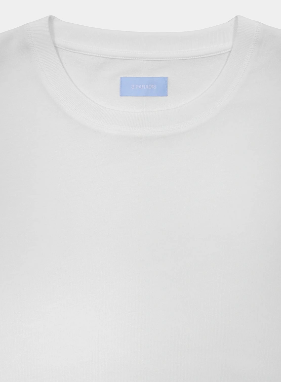 Футболка 3.PARADIS SS T-Shirt Signature White