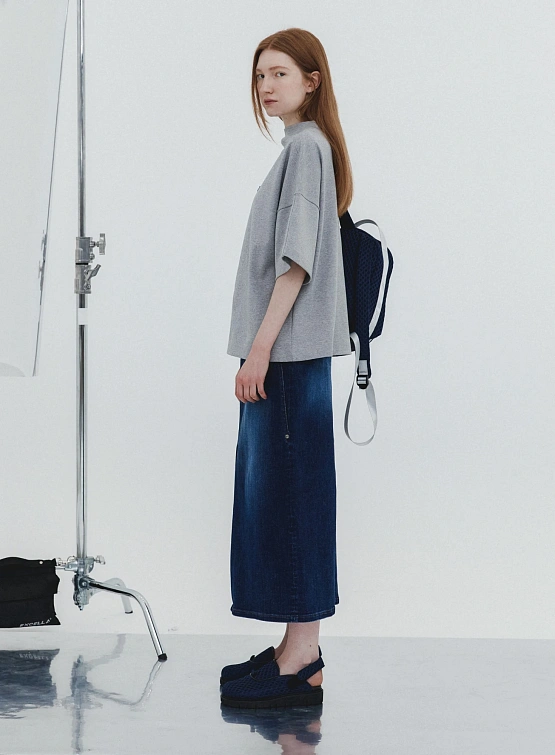 Женская юбка EPINGLER 3 Stitch Detail Denim Dawn Blue