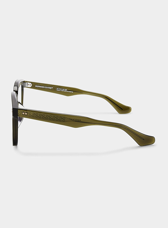 Очки Bonnie Clyde Playfight Dark Green and Clear Lens