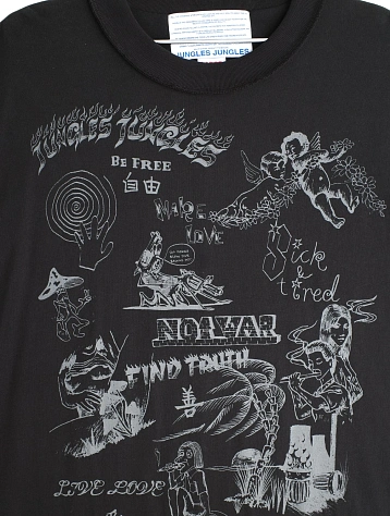 Футболка Jungles Jungles Scribbles Tee Black