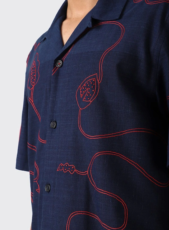 Рубашка Kardo Ronen EMB15 Indigo