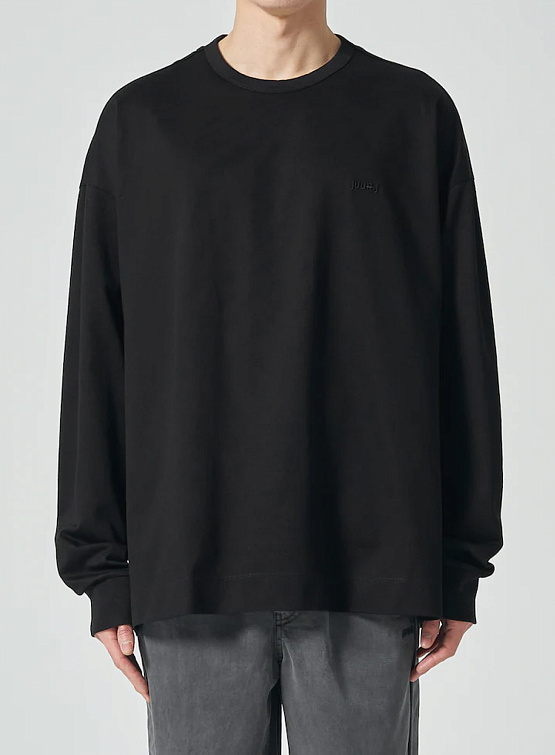 Лонгслив JUUN.J Lettering Long Sleeve Black