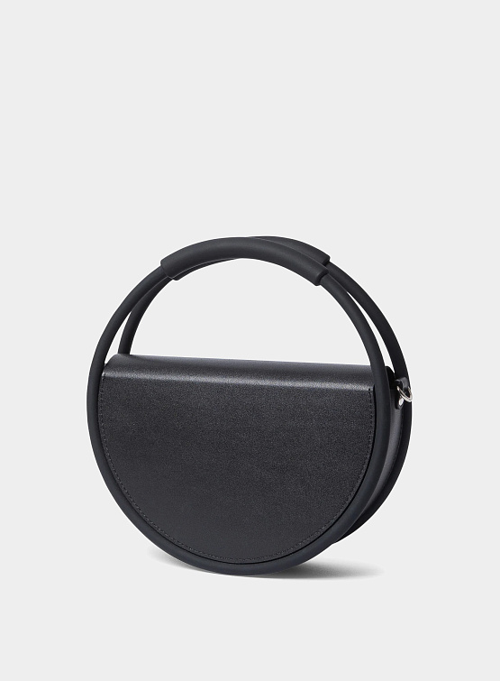 Сумка nana-nana Hoop Recycled Leather Bag Black