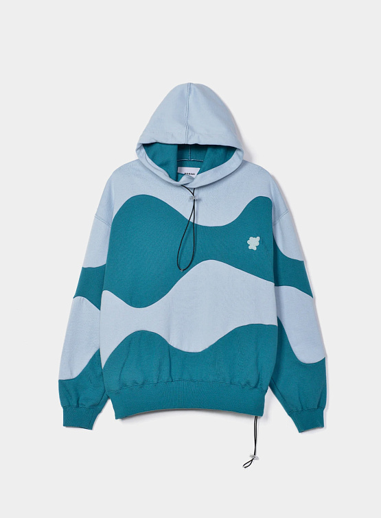 Худи BONSAI Oversize Hoodie Ice/Ocean Depths