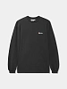 Лонгслив Butter Goods Pigment Dye L/S Tee Washed Black