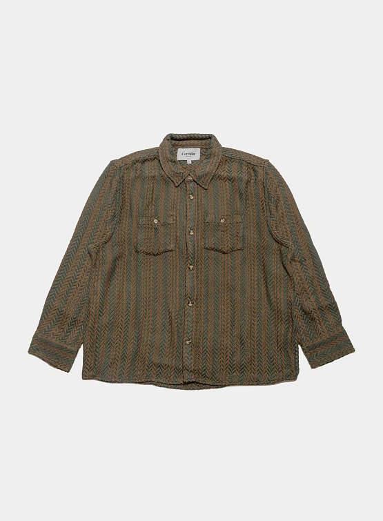 Рубашка Corridor Sawtooth LS Green