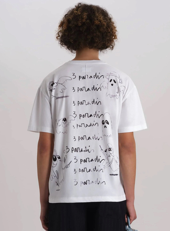 Футболка 3.PARADIS х Edgar Plans T-Shirt White