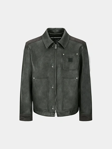 Кожаная Куртка Andersson Bell Faux-Leather Carpenter Grey