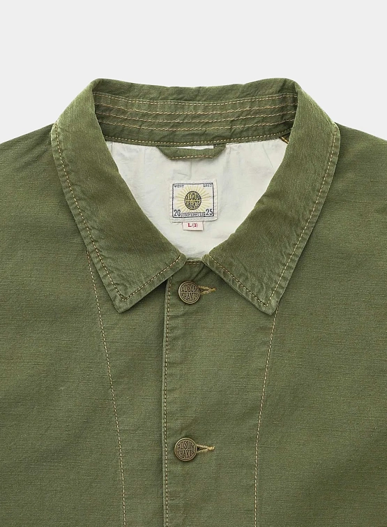 Овершот Adsum + Khakis Chore Jacket Olive Green