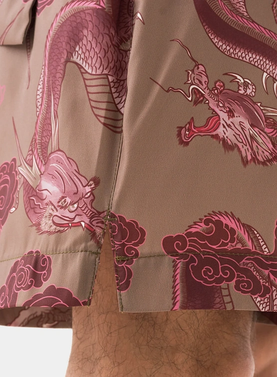 Плавки MAHARISHI 1549 Dragon Swim Shorts Olive