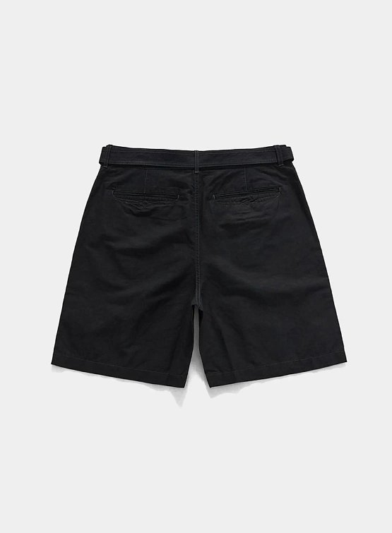 Шорты EASTLOGUE Belted Cattleman Black Linen