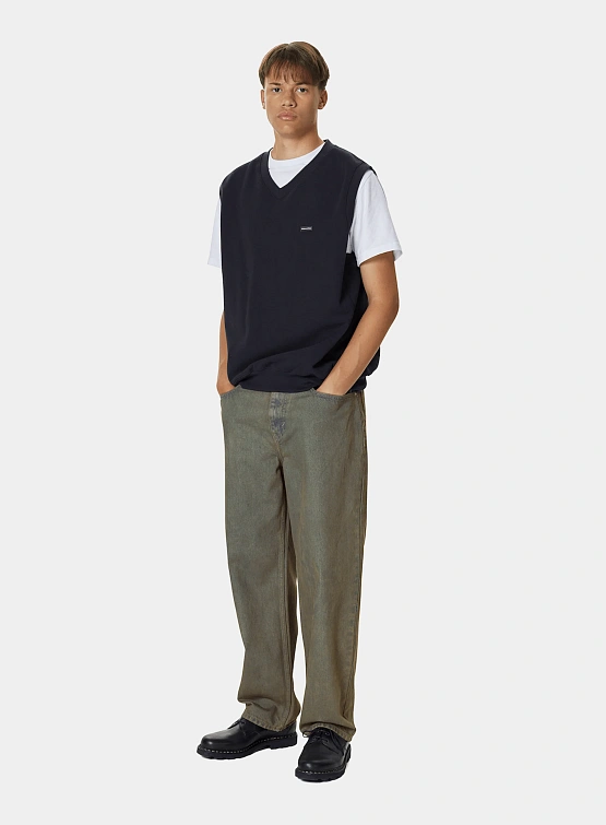 Джинсы thisisneverthat Relaxed Jeans Grey Green