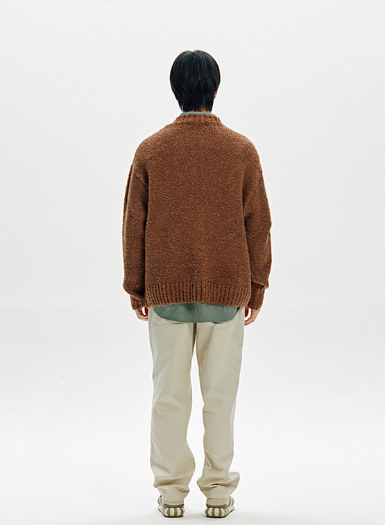 Свитер FrizmWORKS Alpaca Boucle Knit Brown