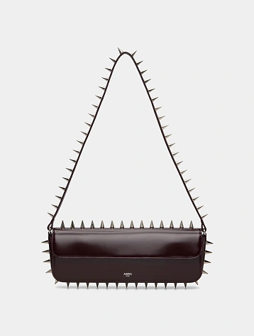 Сумка ABRA Spike Baguette Burgundy