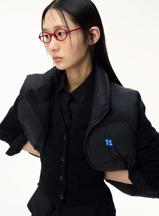 Жилет ADERERROR Sig BL Tag Puffer Vest 01 Black