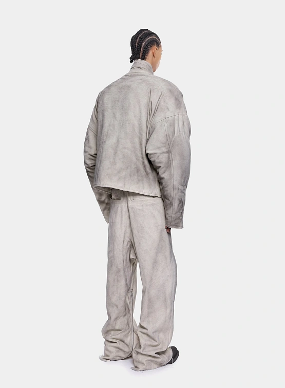 Бомбер ARNODEFRANCE Dirty Biker Jacket White