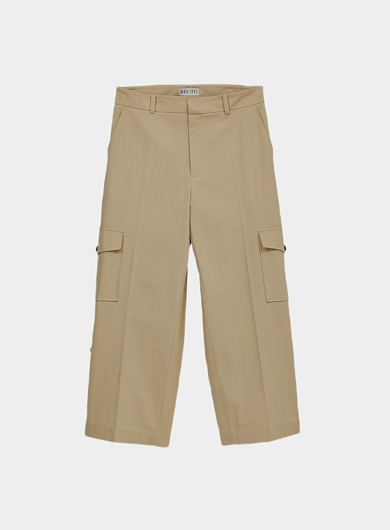 Брюки Recto Corte Roll Up Cargo Pants Light Beige